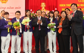 Hà Nội khen thưởng VĐV, HLV giành huy chương tại SEA Games 27